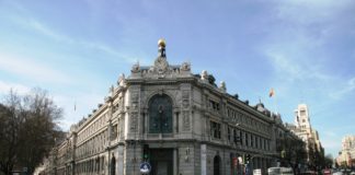 El Banco de España acentúa la caída del PIB indicada por el Fondo Monetario Internacional Sede del Banco de España, en Madrid