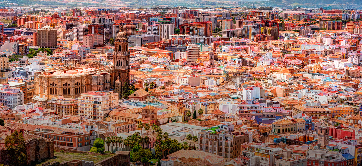 Fotografía de Málaga aérea